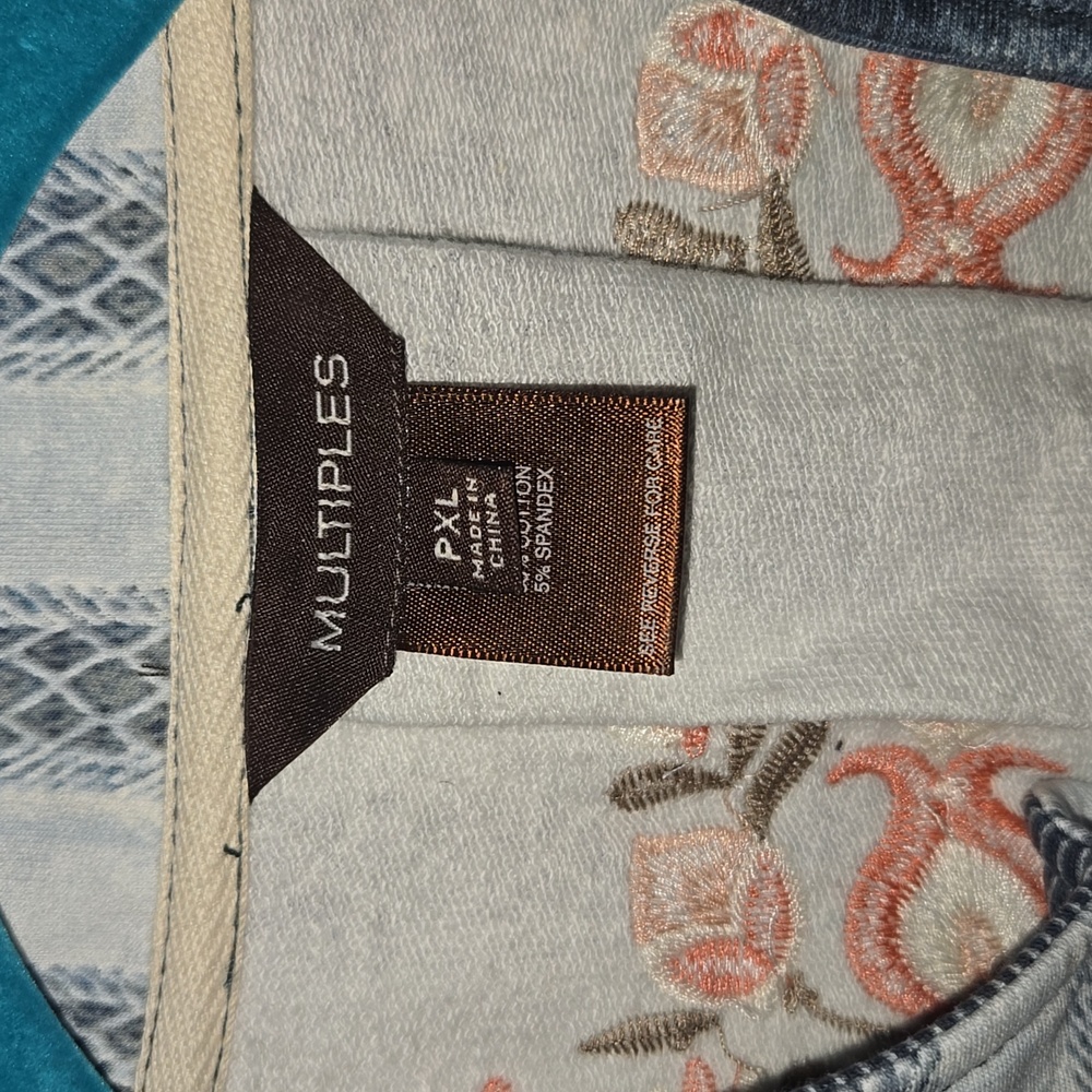 Multiples petite south beach jacket sz PXL - Picture 2 of 8